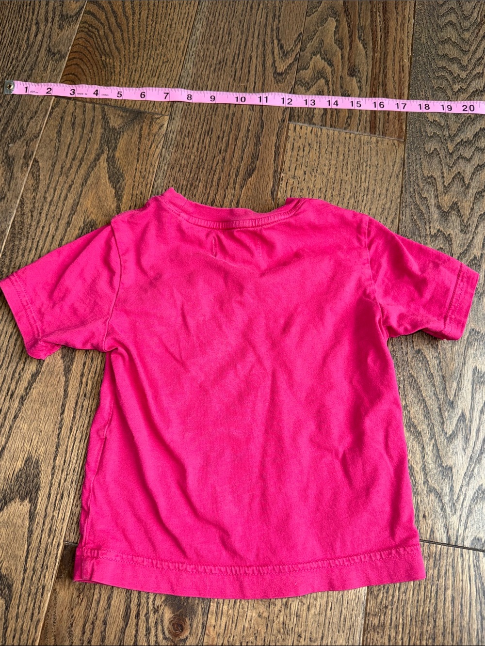 Psycho Bunny Kids Short Sleeve Tee in HotPink Pocket Bunny Patch 2T 18-24 unisex - Picture 7 of 7